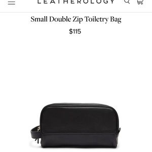 Brand New Leatherology Toiletry Bag